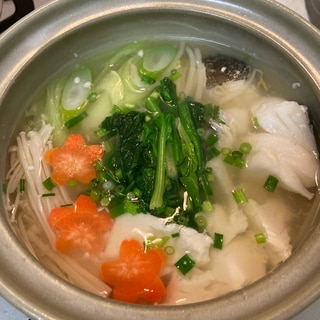 【冬の夕食】鱈の寄せ鍋